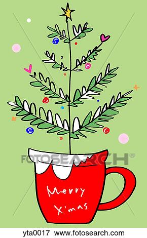 A Christmas tree View Large Illustration Stock Illustration - A Christmas tree. Fotosearch