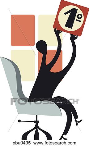 A man holding a large cube View Large Illustration Stock Illustration - A man holding a large cube. Fotosearch