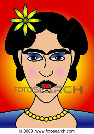 Drawing - A portrait. Fotosearch