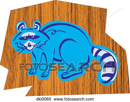 Stock Illustration - A Raccoon. Fotosearch