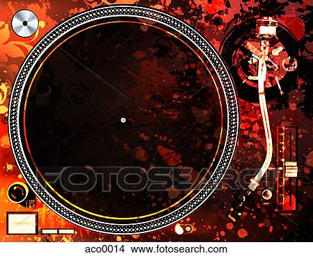 A record player View Large Illustration Stock Illustration - A record player. Fotosearch