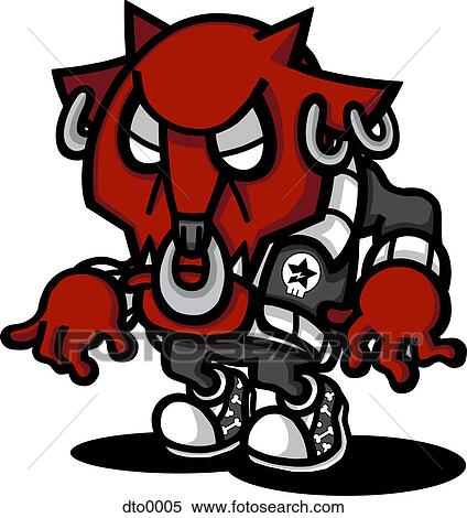 A red pierced character View Large Illustration Stock Illustration - A red pierced character. Fotosearch