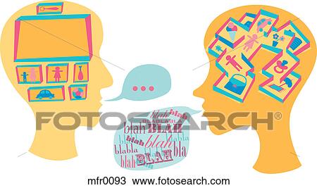 Drawing - An organized and dis-organized mind. Fotosearch