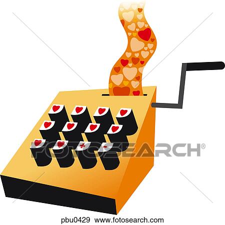 Calculator with hearts and other symbols on the buttons View Large Illustration Stock Illustration - Calculator with hearts and other symbols on the buttons. Fotosearch