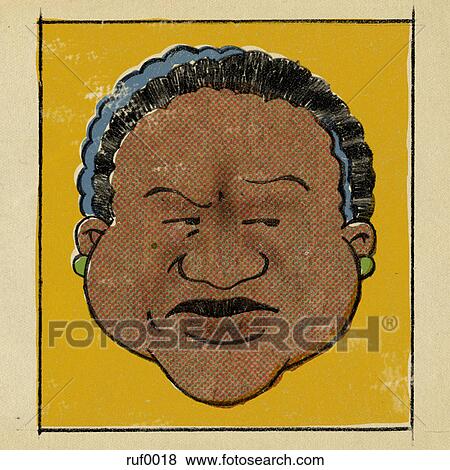 Stock Illustration - Illustration of a wary looking person. Fotosearch