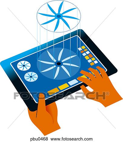 New technology View Large Illustration Stock Illustration - New technology. Fotosearch