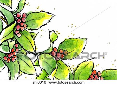 Clipart - Red berries. Fotosearch