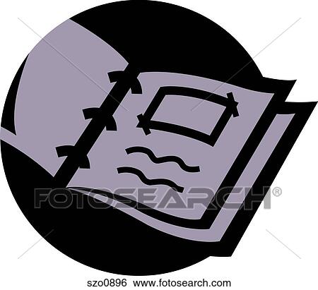 Stock Illustration - Illustration of a binder. Fotosearch