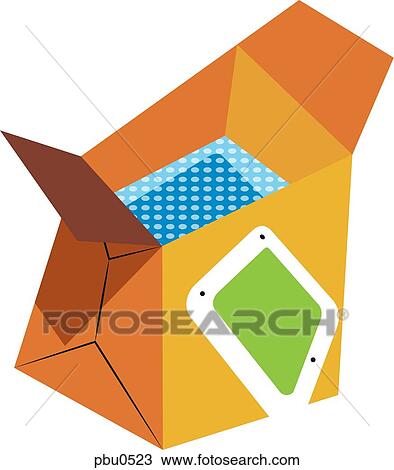 Illustration of a box filled with bubble wrap View Large Illustration Drawing - Illustration of a box filled with bubble wrap. Fotosearch