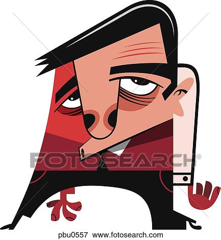 Stock Illustration - Illustration of a sad looking man. Fotosearch