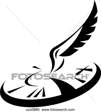 Stock Illustration - Illustration of a sundial. Fotosearch