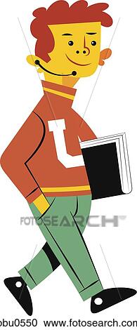 Illustration of a young man wearing a wireless headset View Large Illustration Clipart - Illustration of a young man wearing a wireless headset. Fotosearch
