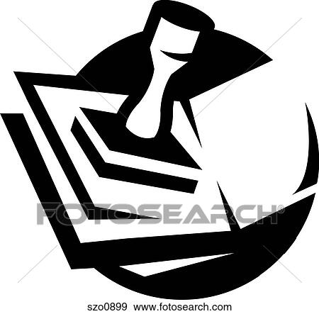 Stock Illustration - Illustration of an ink stamp. Fotosearch
