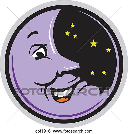 Illustration of purple moon and stars View Large Illustration Stock Illustration - Illustration of purple moon and stars. Fotosearch