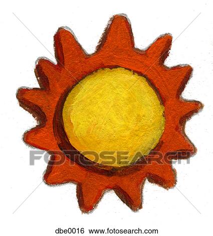 A bright sun View Large Illustration Stock Illustration - A bright sun. Fotosearch