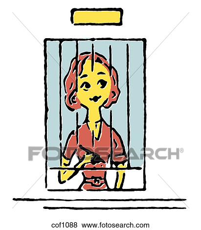Stock Illustration - A cartoon style drawing of a bank teller. Fotosearch