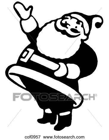 A Christmas inspired Santa illustration View Large Illustration Stock Illustration - A Christmas inspired Santa illustration. Fotosearch
