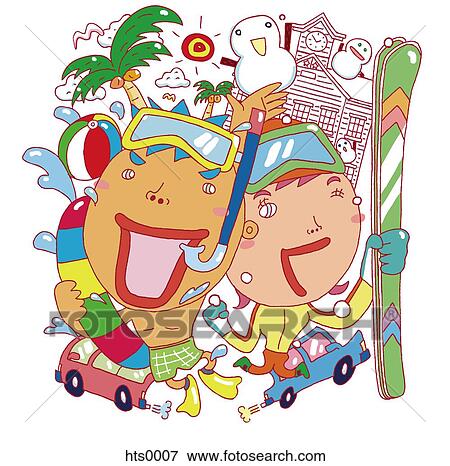 A collage of sporting activities View Large Illustration Stock Illustration - A collage of sporting activities. Fotosearch