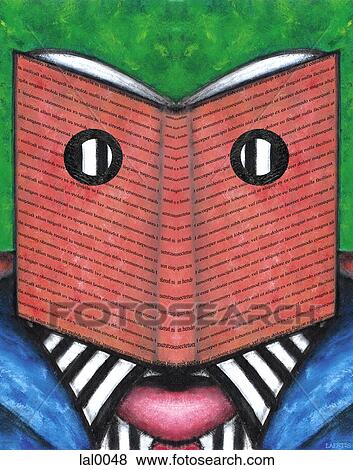 Stock Illustration - A conceptual drawing of a book. Fotosearch