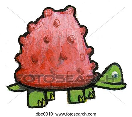 A dinosaur tortoise View Large Illustration Clipart - A dinosaur tortoise. Fotosearch