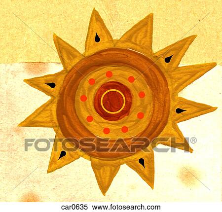 A graphical representation of the sun View Large Illustration Stock Illustration - A graphical representation of the sun. Fotosearch