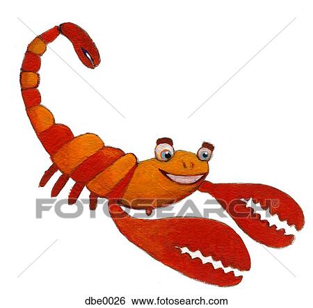 A happy scorpion View Large Illustration Stock Illustration - A happy scorpion. Fotosearch