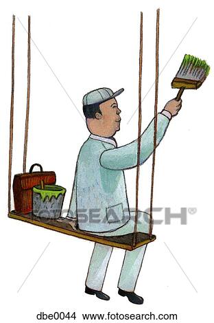 A painter View Large Illustration Stock Illustration - A painter. Fotosearch
