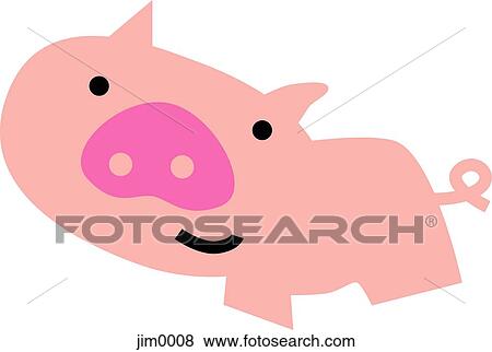 Stock Illustration - A pig. Fotosearch