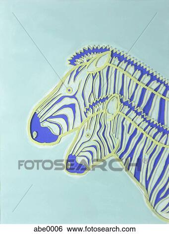 A print of two Zebras View Large Illustration Stock Illustration - A print of two Zebras. Fotosearch