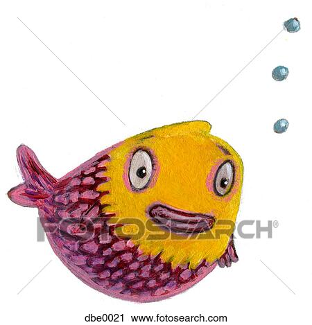 A purple fish View Large Illustration Clip Art - A purple fish. Fotosearch