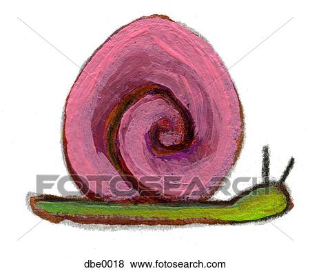 A snail View Large Illustration Stock Illustration - A snail. Fotosearch