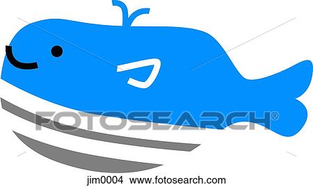 Stock Illustration - A whale. Fotosearch