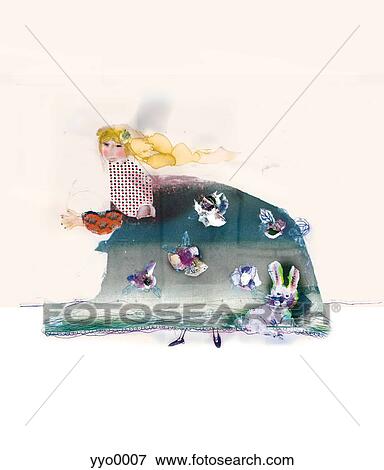 Abstract painting of woman View Large Illustration Stock Illustration - Abstract painting of woman. Fotosearch