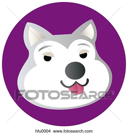 An Akita on a purple circular background View Large Illustration Stock Illustration - An Akita on a purple circular background. Fotosearch
