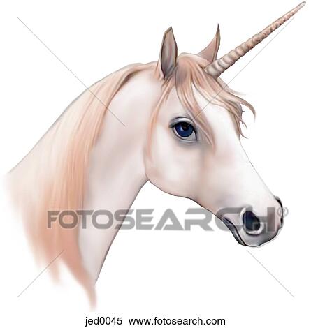An illustration of a Unicorn View Large Illustration Stock Illustration - An illustration of a Unicorn. Fotosearch