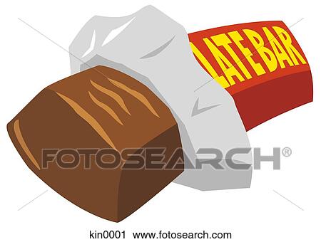 Chocolate bar against white background View Large Illustration Clip Art - Chocolate bar against white background. Fotosearch