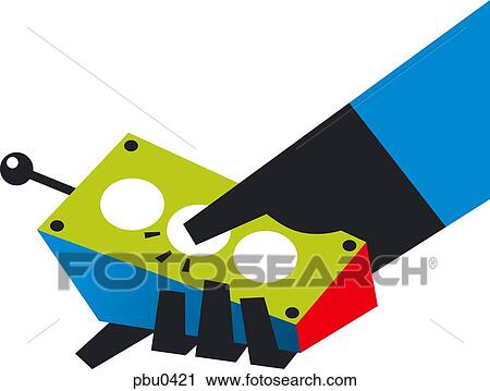 Hand holding remote control View Large Illustration Clip Art - Hand holding remote control. Fotosearch