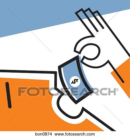Man eating dollar bill View Large Illustration Stock Illustration - Man eating dollar bill. Fotosearch