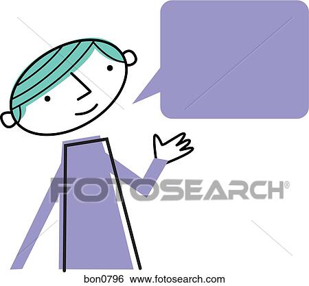 Man with speech bubble View Large Illustration Stock Illustration - Man with speech bubble. Fotosearch