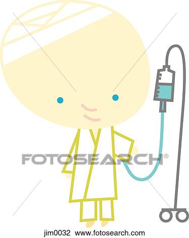 Patient in hospital View Large Illustration Drawing - Patient in hospital. Fotosearch