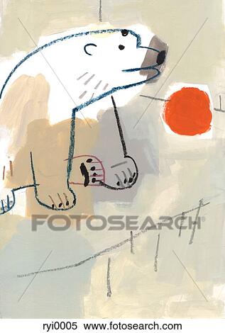 Polar bear View Large Illustration Stock Illustration - Polar bear. Fotosearch