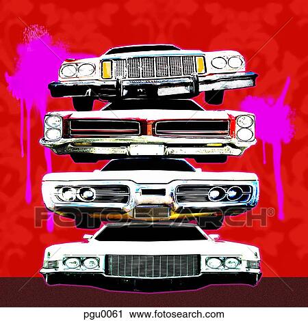 Stack of cars View Large Illustration Clip Art - Stack of cars. Fotosearch