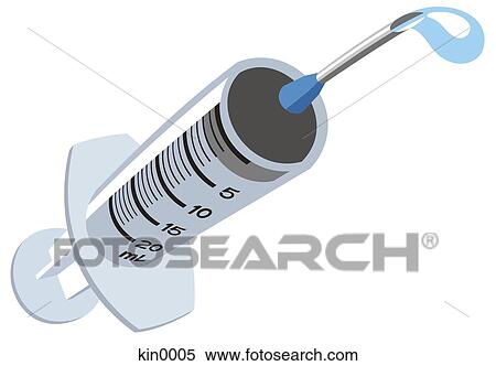 Syringe against white background View Large Illustration Stock Illustration - Syringe against white background. Fotosearch