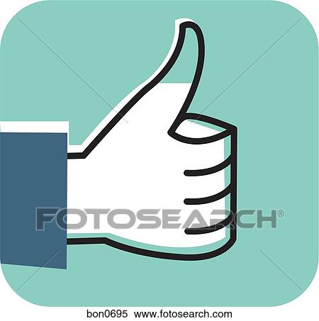 Stock Illustration - Thumbs up. Fotosearch