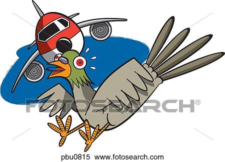 A bird getting in the way of a jet View Large Illustration Stock Illustration - A bird getting in the way of a jet. Fotosearch