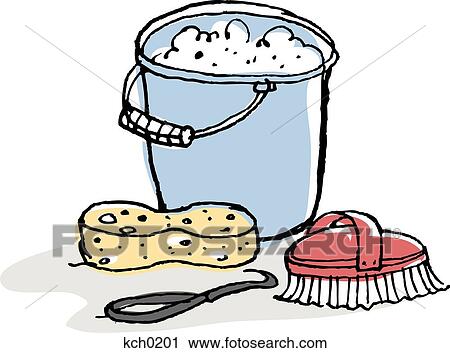A bucket View Large Illustration Clip Art - A bucket. Fotosearch