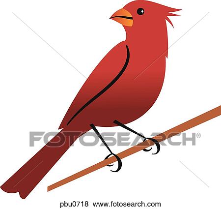 A cardinal View Large Illustration Stock Illustration - A cardinal. Fotosearch