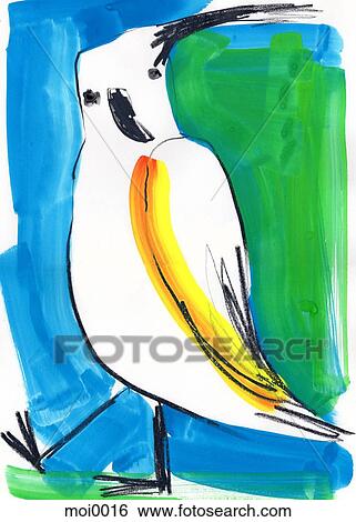 A cockatoo View Large Illustration Stock Illustration - A cockatoo. Fotosearch
