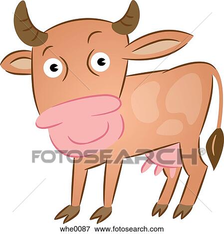 A cow View Large Illustration Stock Illustration - A cow. Fotosearch