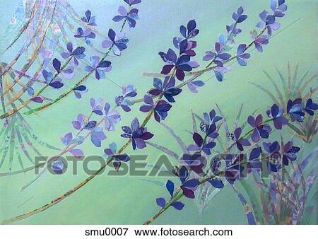 Stock Illustration - A flower collage. Fotosearch
